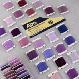 نخ آیرو بوبین پیچ - بنفش