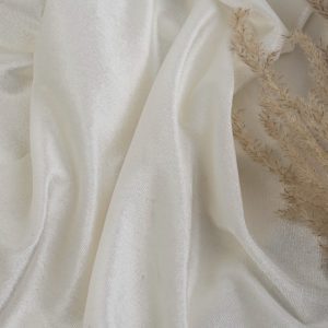 پارچه مخمل کش سفید