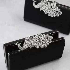 کیف قابدار با روکش مخمل - کد ۴